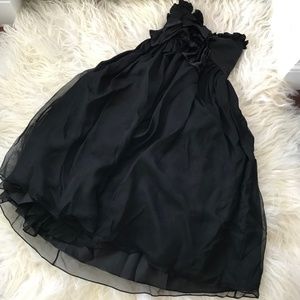 DOO.RI Silk Strapless Mini Dress